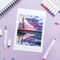 Ohuhu Alcohol Markers Brush Tip- 104-color Double Tipped Alcohol Based Art Marker Set for Artists Adults Coloring Illustration- Honolulu B of Ohuhu Markers- Dual Tip Brush & Fine- Refillable
